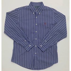 Ralph Lauren Long Sleeve Button Down Blue Large